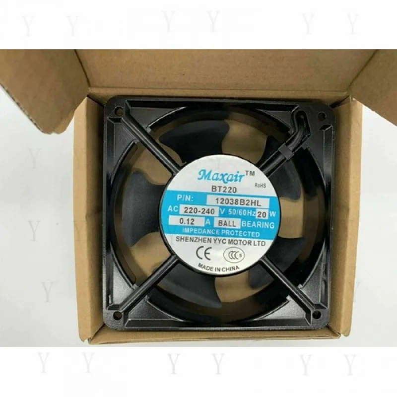 

Вентилятор осевой Y+ 1 шт. для Maxair BT220 12038B2HL, 220 В переменного тока, для охлаждения