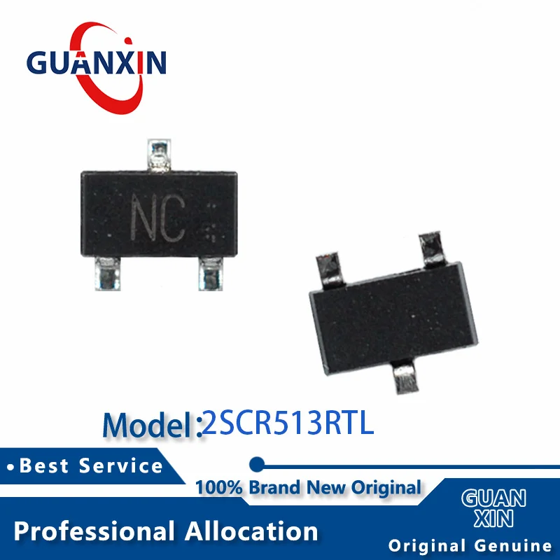 

100% New electronics 2SCR513RTL SOT-346 Marking NC 2SCR513