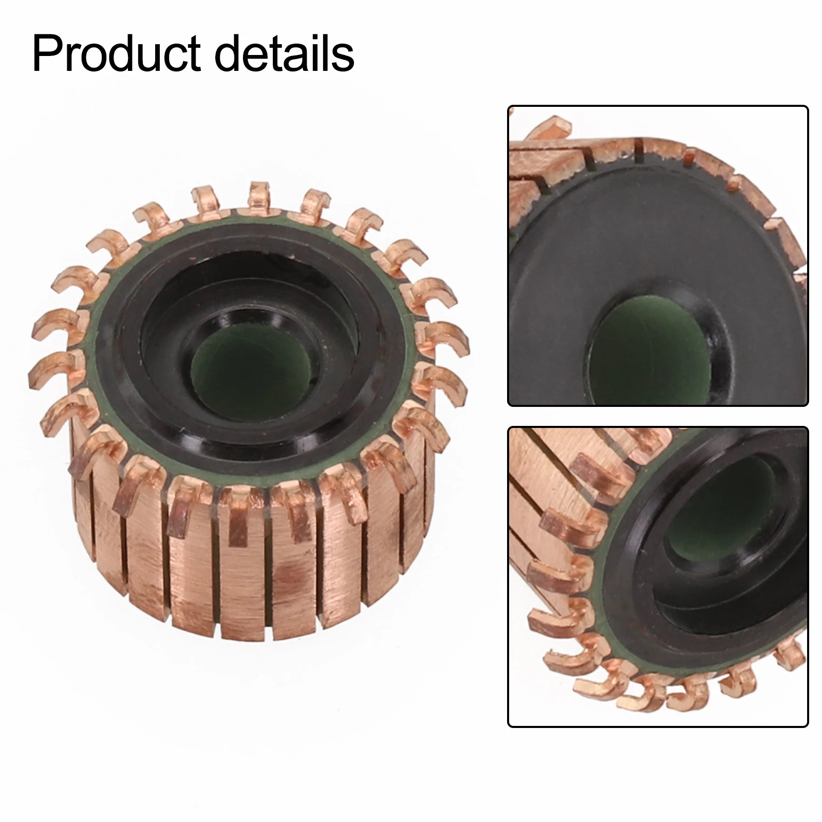 1pc CHY-2651-22 Commutator With 22 Gear Teeth Electrical Motor Commutator (25 X 8 X 18(19)mm) for Power Tools Accessories