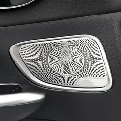 Car Audio Speaker Cover Door Speaker Cover Horn Trim Accessories For Mercedes-Benz C-Class W206 C200 C220 C260 C300 2022-2026