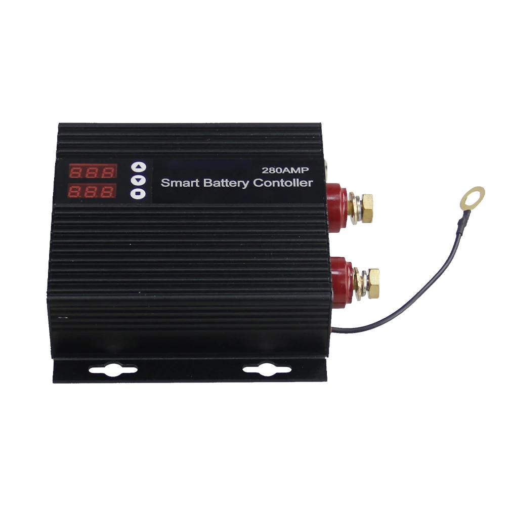 

Регулируемое реле с двойным аккумулятором, 12 В, 24 В, 250 А, чувствительное к напряжению, с магнитной фиксацией, импортный чип для автомобиля, автофургона