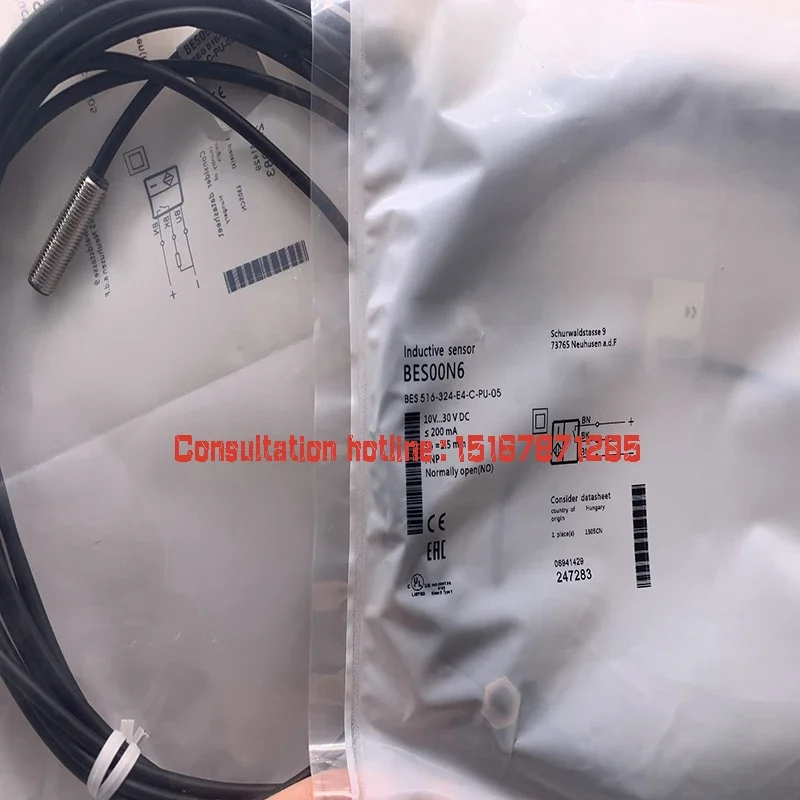 

Brand new and original BES 516-324-E4-C-S4-00.7 BES019W BES 516-3040-I02-C-S49-00,3 Proximity switch
