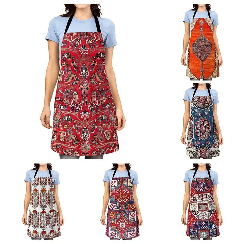 Aesthetic Women kitchen apron original Children Waterproof girl custom man waiter work apron oil proof Morocco vintage Persia