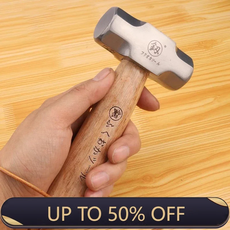 Short Handle Mini Multi-functional Octagonal Hammer Woodworking Special Claw Hammers Solid Wood Household Portable Hand Tools