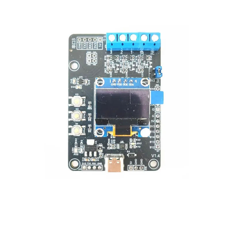 modulo-display-oled-con-acquisizione-analogica-debug-hall-lineare-uscita-porta-seriale-con-acquisizione-di-tensione-a-tre-canali