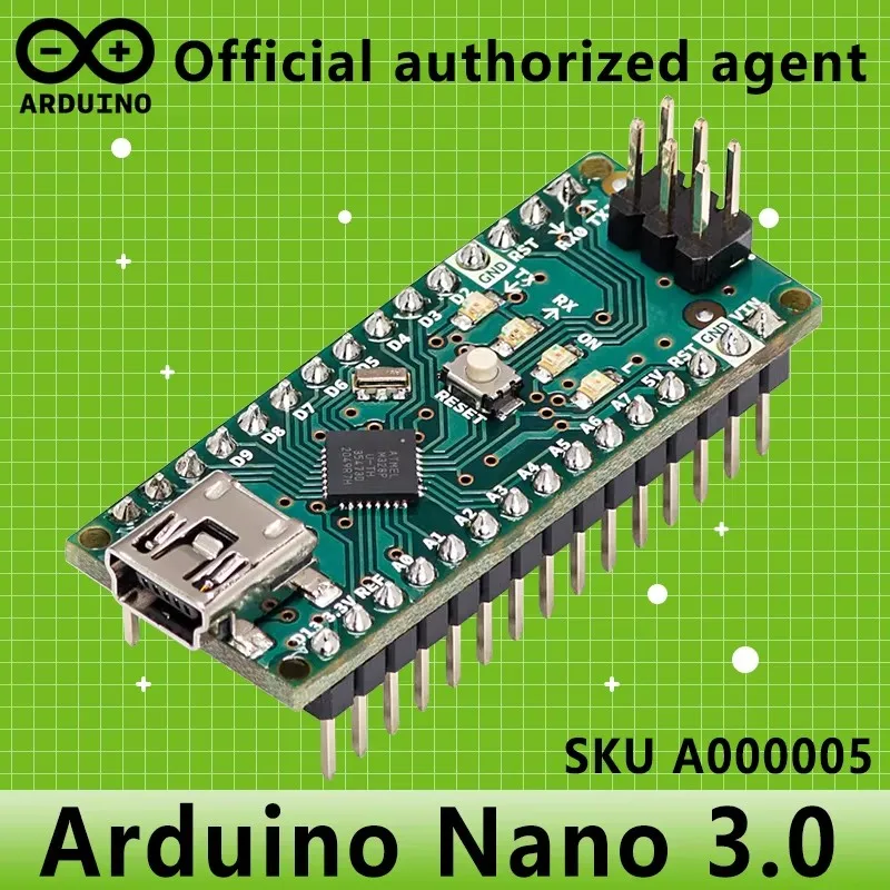 イタリア製オリジナル輸入arduino-nano-a000005-atmega328p-avr英語マザーボード