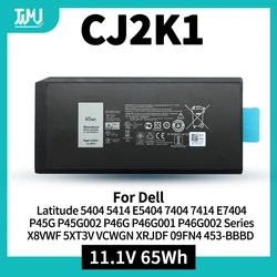 65Wh CJ2K1 4XKN5 Battery for Dell Latitude 5404 5414 E5404 7404 7414 E7404 P45G P45G002 P46G P46G001 P46G002 Series X8VWF 5XT3V