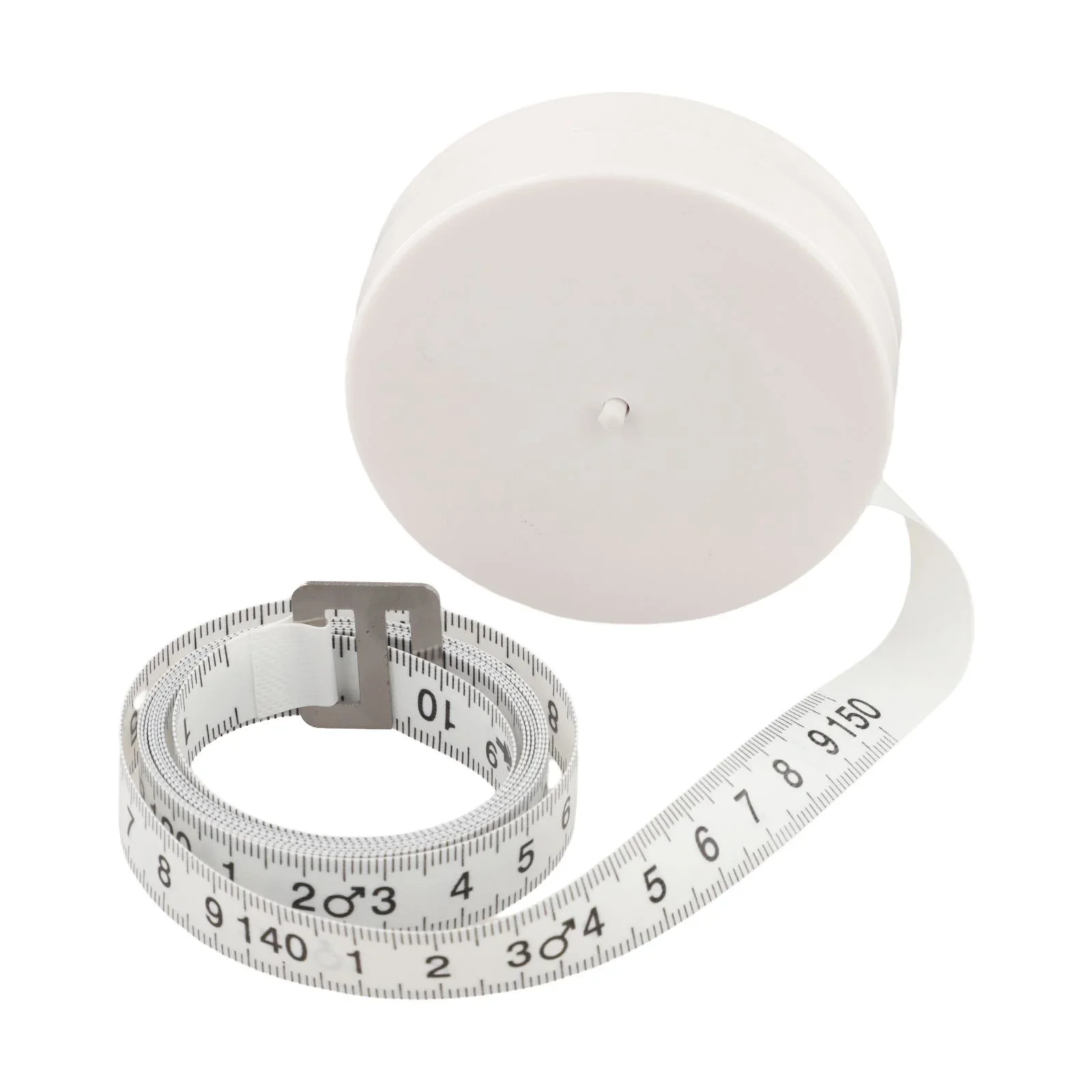 Automatic Retractable BMI Tape Measure With Lock Feature For Measuring Waist Chest Arms Hips Thighs Calves And More