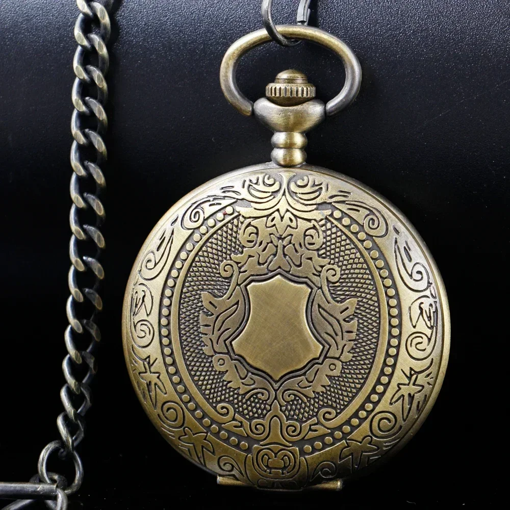 

NEW Luxury Brand Old Bronze Mechanical Pocket Watch Men Retro Chain Pendant Luxury Timepiece Gifts Pocket Clock Male