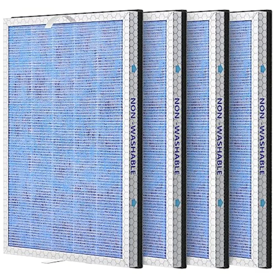 

4 PACK MSA3/MSA3S HEPA Replacement Filter Compatible with Membrane Solutions MSA3 and MSA3S Device 3-Stage HEPA Filter 4 Pack