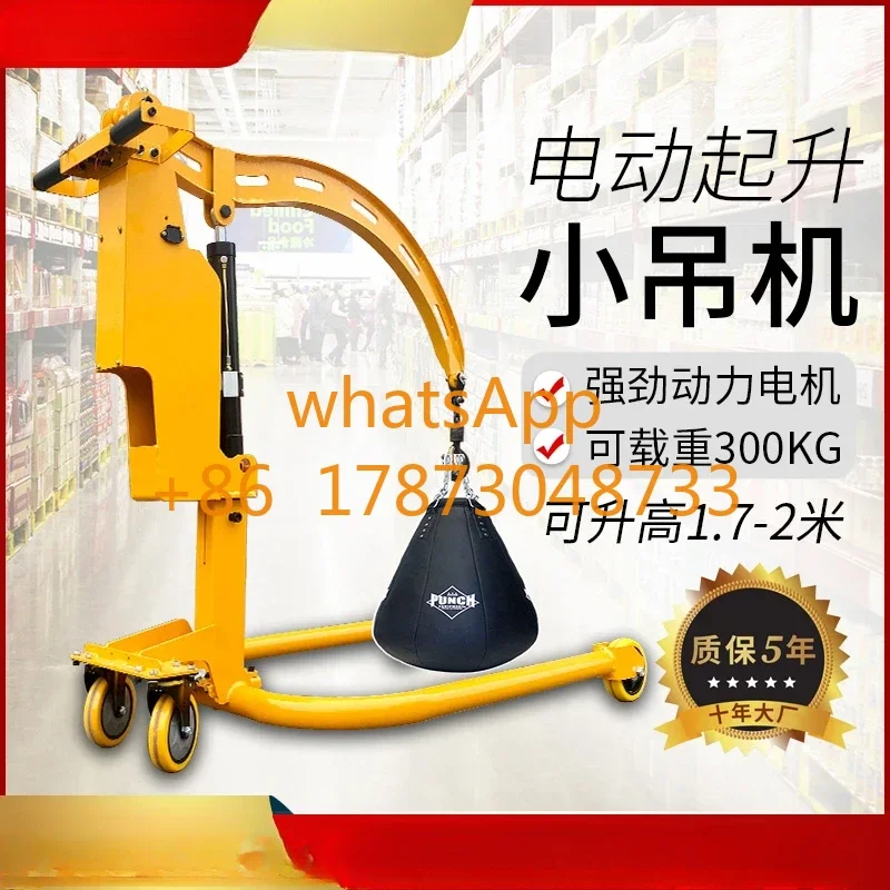 300Kg removable small crane removable electric hoist household electric vehicle light vehicle small crane