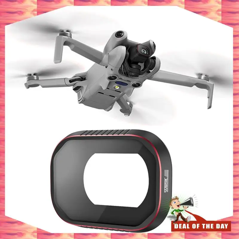 Entrega 24 horas STARTRC 1 PCS Peças Acessórios Para DJI Mini 4Pro Filtro Multi-funcional Portátil Conveniente Proteção UV Fil