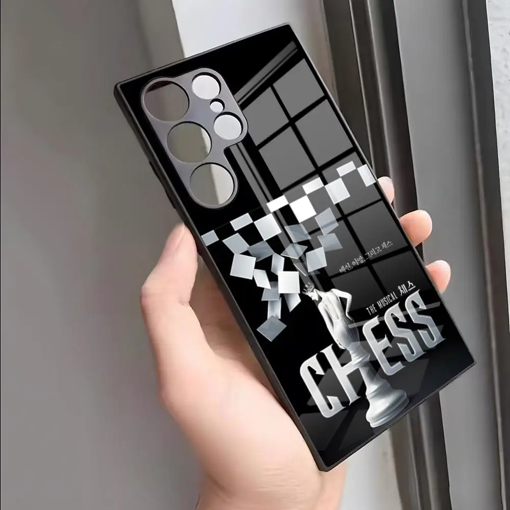 Chess Surreal Art Phone Case For S24 Ultra Samsung S26 S23 Fe S22 S20 S21 Plus Galaxy A54 A34 A24 A53 Note 20 Glass Cover