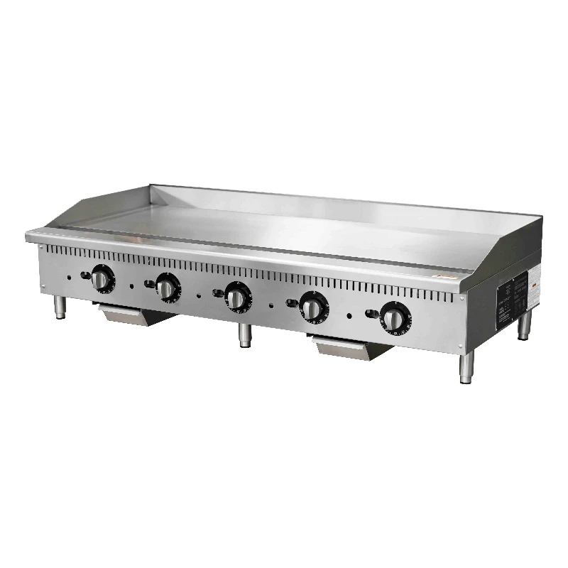 Hot-Selling 8L Stainless Steel Flat Burger Griddle Grill Commercial Restaurant Equipment for Hotels and Restaurants