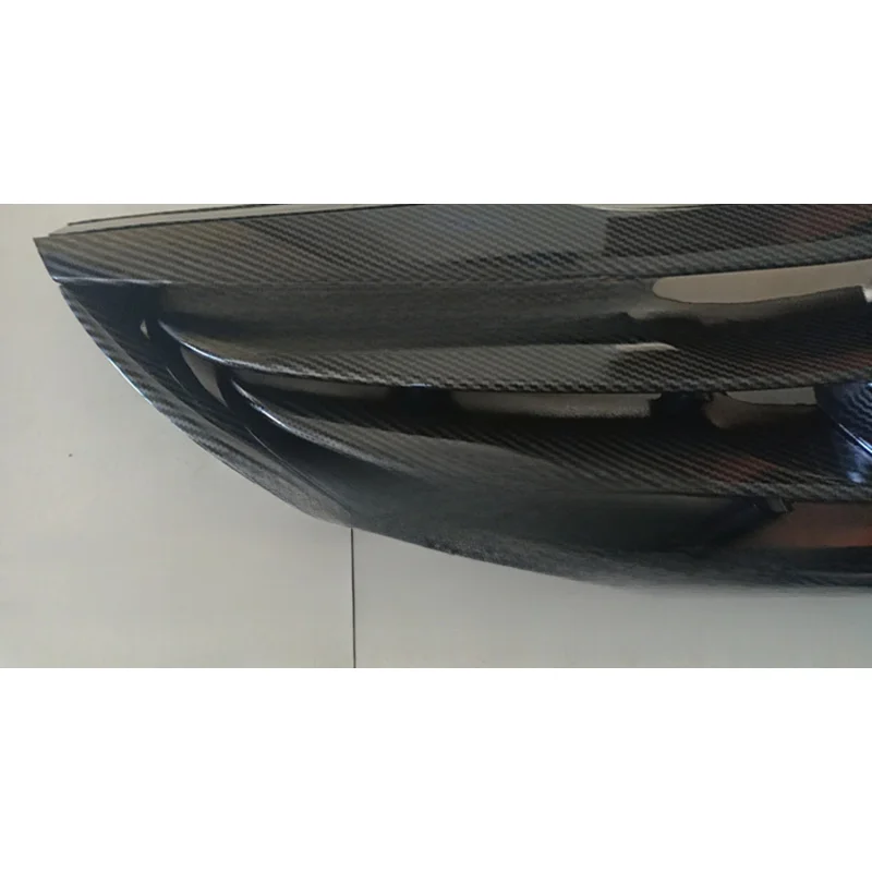 For Hyundai Accent Verna 2010-2013 Carbon Fiber Style Front Grille 86350-0U000