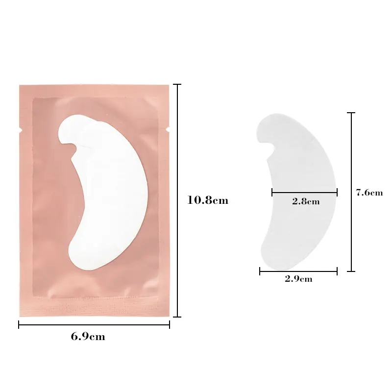 50pairs Eye Pads For Eyelash Extension Hydrogel Patches For Eyelashes U Shaped Gel Pads Lashes Extension Supplies Patches Makeup image 6