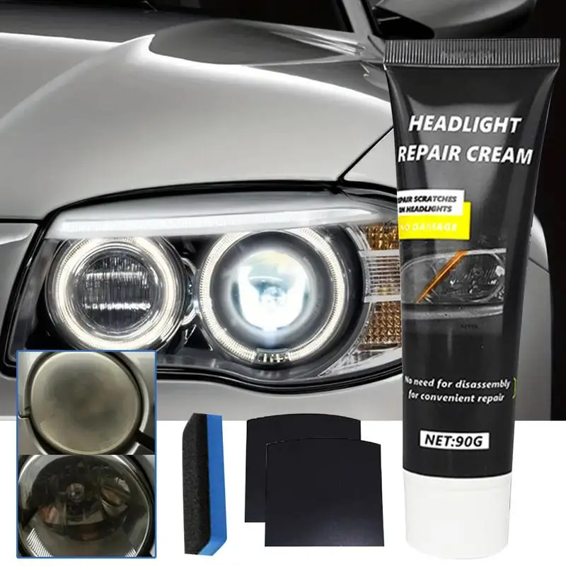 Car Headlight Repair Fluid Car Paint Care Refurbish Agent Safe Powerful Effective Scratch Remover Repair Fluid For Headlights