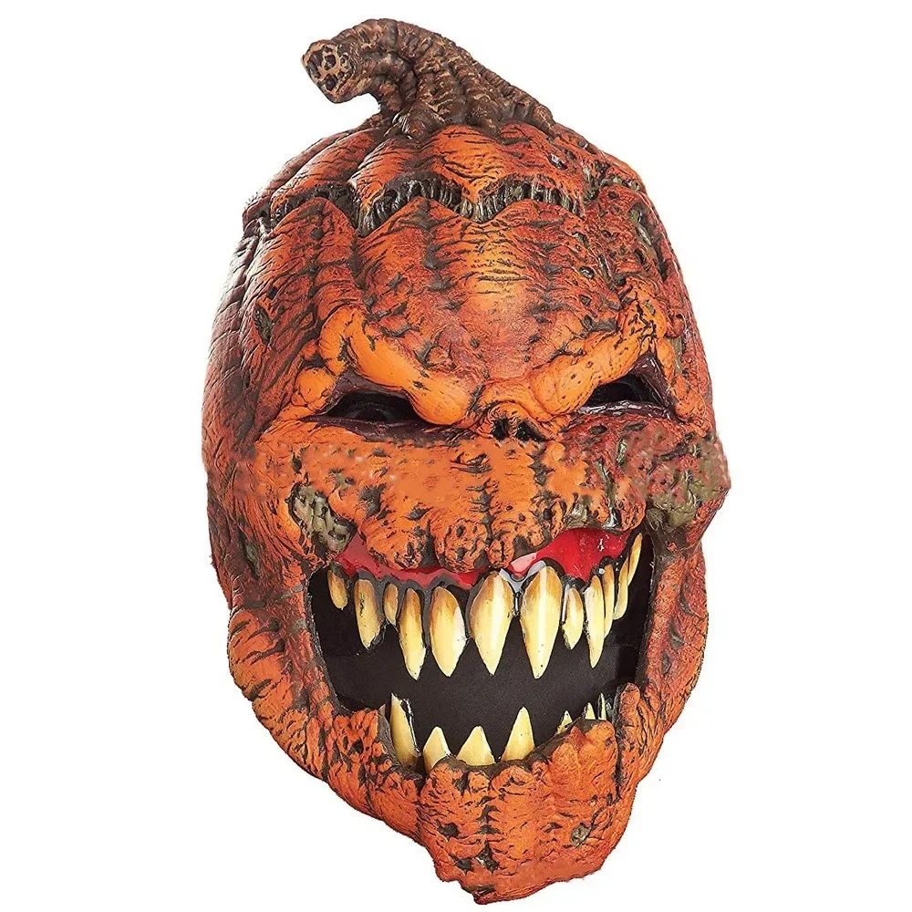 Halloween Latex Mask Skull Mask Horror Decoration Full Head Helmet Movable Jaw Masque Gifts Party Costume Exorcist scary mask