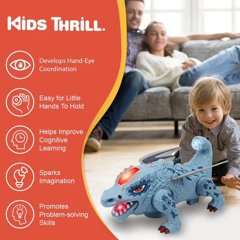 スタントフライングドラゴン 電動おもちゃ 男の子向け カラフルな音と光 恐竜の形 赤ちゃんのお気に入りのホリデーギフト