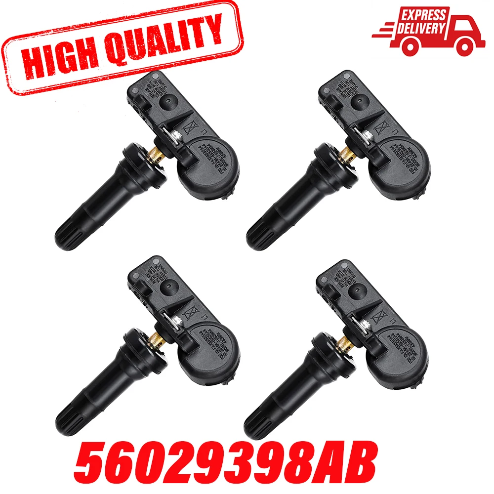 

4xNEW Original packaging For Mopar Tire Pressure Sensor TPMS For Dodge Chrysler Jeep RAM 56029398AB