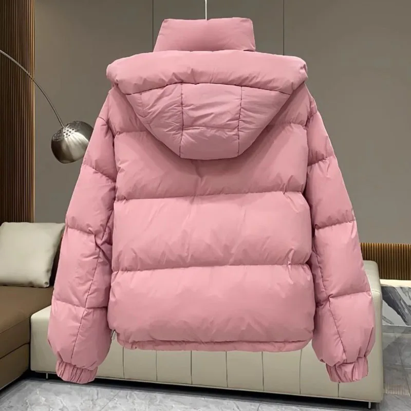Women\'s Parkas Winter Jacket Hooded Cotton Padded Parkas Jackets Warm Thick Coats New 2024 Female Outerwear Streetwear Clothes