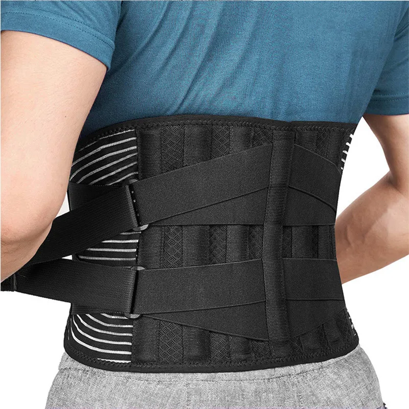 Back Lumbar Support Belt Waist Orthopedic Corset Men Women Spine Decompression Waist Trainer Brace Back Pain Relief