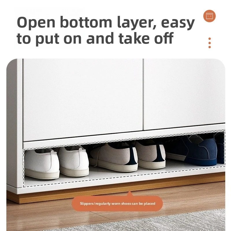 Multi-Function Wooden Shoe Cabinet Modern Style Shoe Rack cheap price