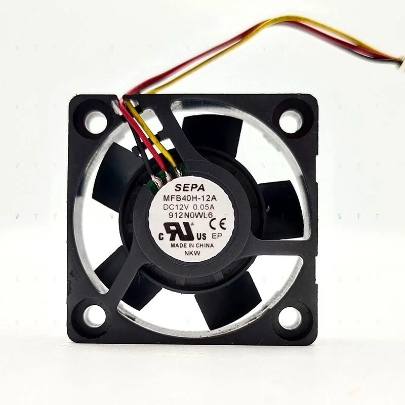 H  1 pcs for SEPA MFB40H-12A 12V 0.05A 4010 3-wire graphics card CPU cooling fan