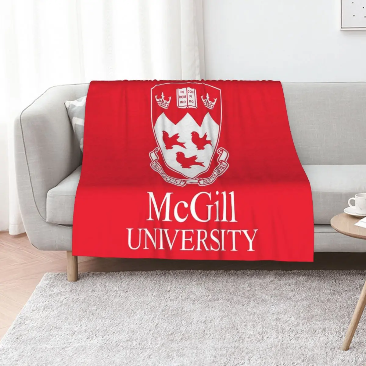 

McGill University Throw Blanket Loose Soft Beds Sofas Warm Blankets
