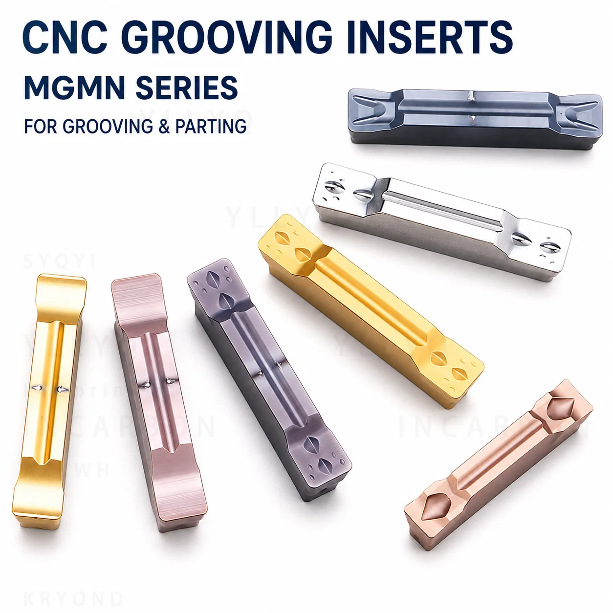 MGGN150-500 JH MRMN250-800 SM MGMN150-800 G M Grooving Parting Inserts for Stainless Steel Profiling HRC50 CNC Lathe Tools