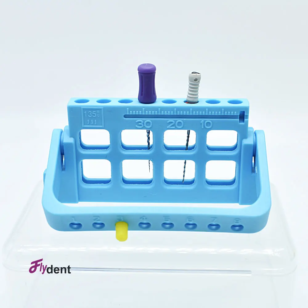 

Dental 8 Holes Files Holder For Endodontic Files Dentistry Endo Box Sterilization Autoclavable Dentist Tools