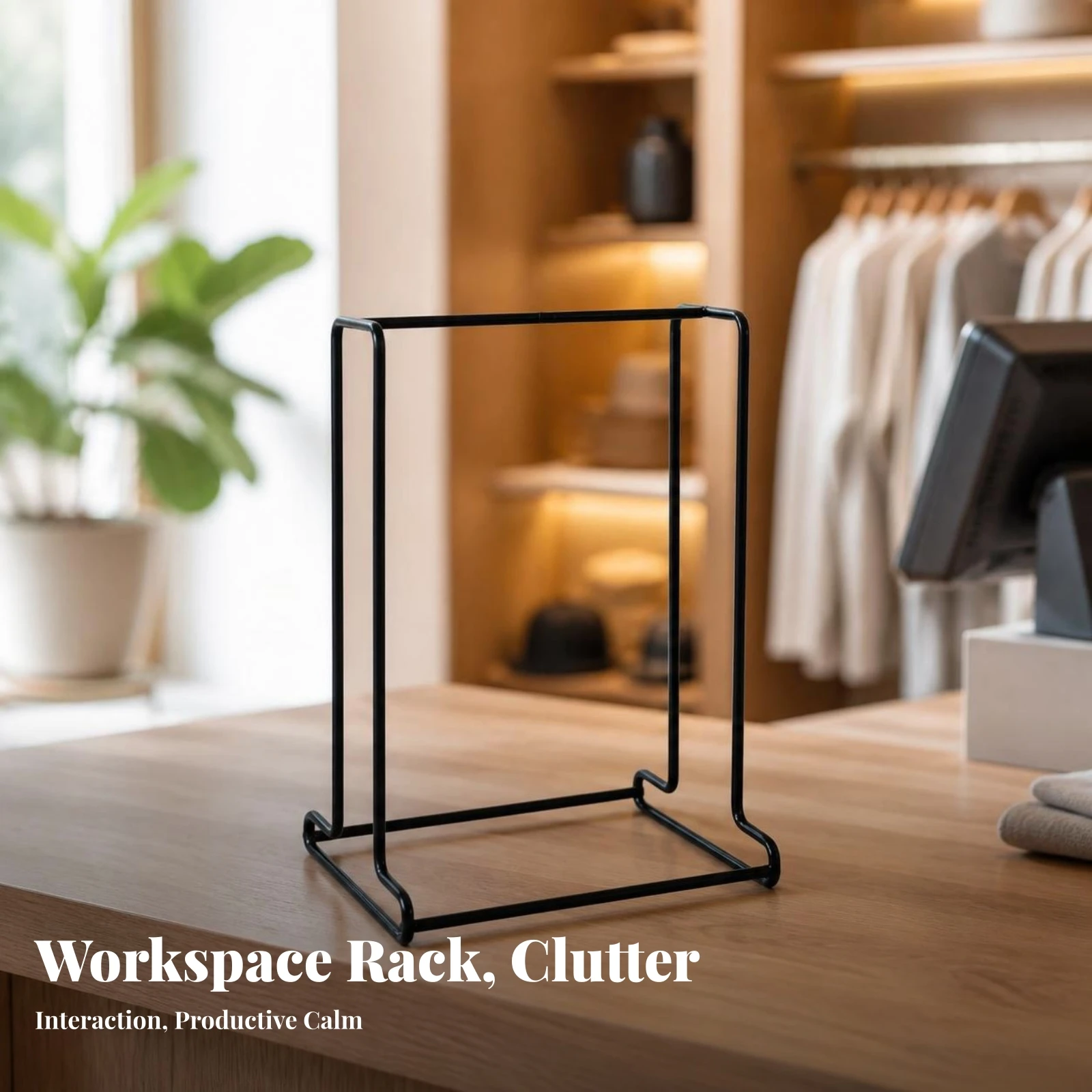 Bra Display Rack Countertop Lingerie Display Stand Tabletop Rack with Open Frame Lightweight Bra Hanger complimentaryStanding