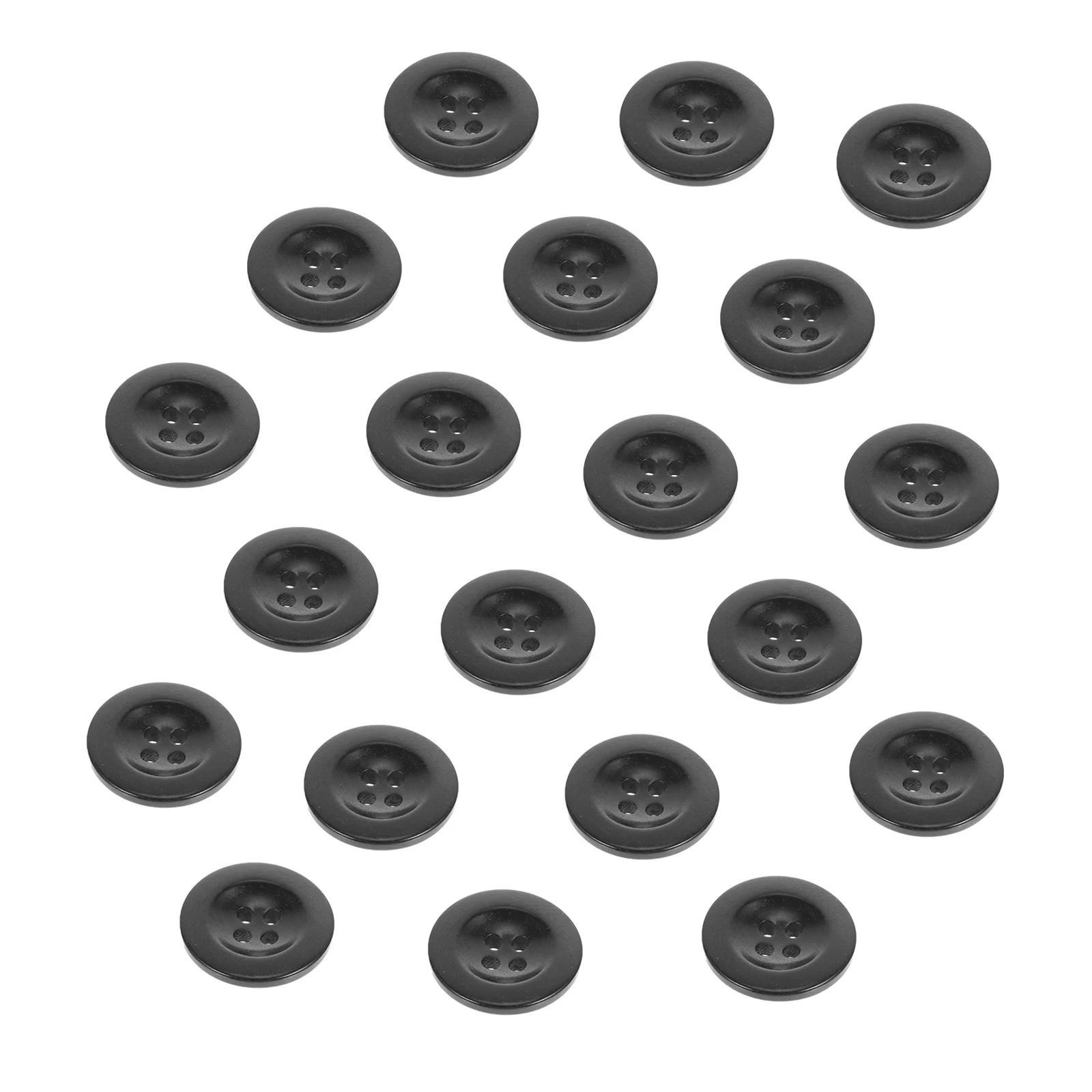 

Wooden Buttons Coat DIY Overcoat Four Hole Sewing Overcoats Decor Clothes Round