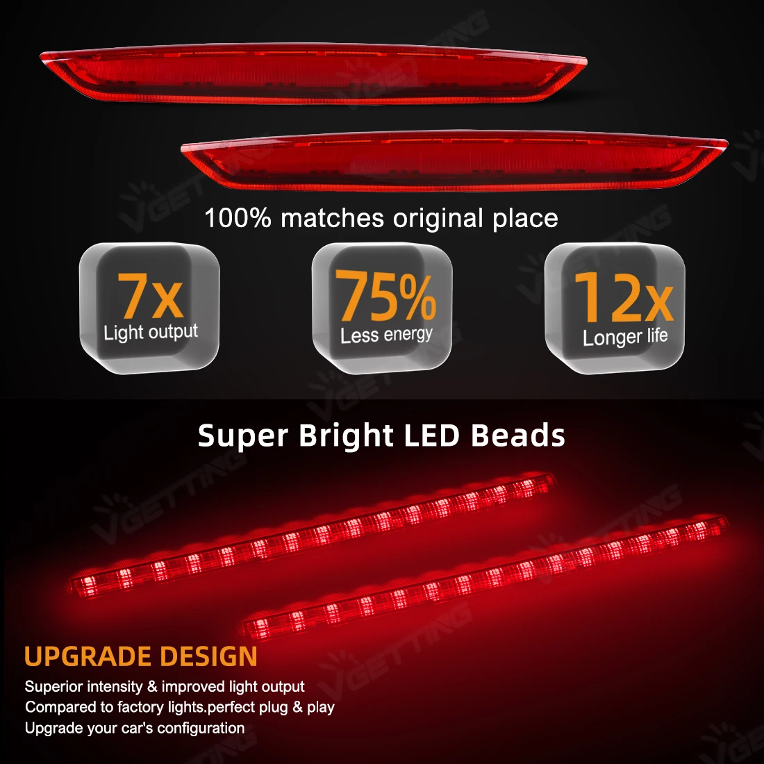 سيارة الثالثة مصباح مكبح عالية جبل وقف الضوء لشركة فولكس فاجن بولو 9N 2002 2003 2004 2005 2006 2007 2008 2009 2010 6Q6945097 عالية الفرامل