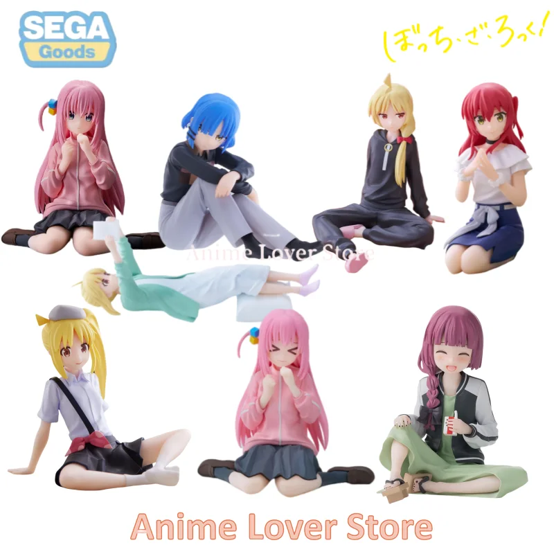 

SEGA Original Sitting Position BOCCHI THE ROCK! Gotoh Hitori Yamada Ryo Ijichi Nijika Kita Ikuyo Kikuri Hiro Anime Figure Toys