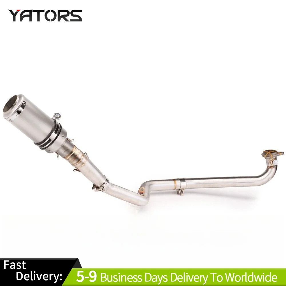 

For Honda NC750X NC700S 2012-21 Full System Exhaust Tips Muffler Front Link Pipe Exhaust Systems Exhausts Pipes