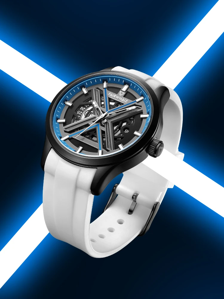 

Automatic Watch Men's Luxury Watches Install Automatic Mechanical Movement Men Transparent Back Cover Shipping Free Watch