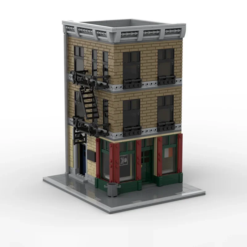 

767PCS Super Heroe Peter's Apartment/Nelson & Murdock Office/Irish Pub Modular Model Moc Building Blocks Stacking Brick Creative