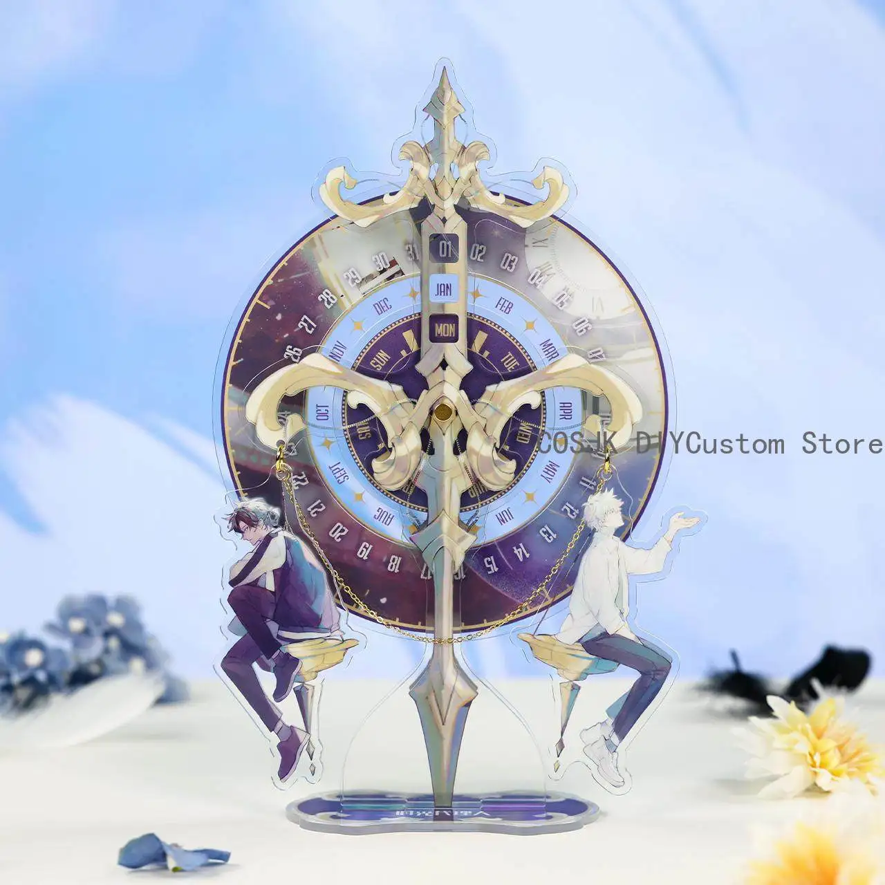 

Anime Link Click Shiguang Daili Ren Official Merch Charles Lucas Acrylic Stand Figure Model Desktop Ornament Halloween Gift