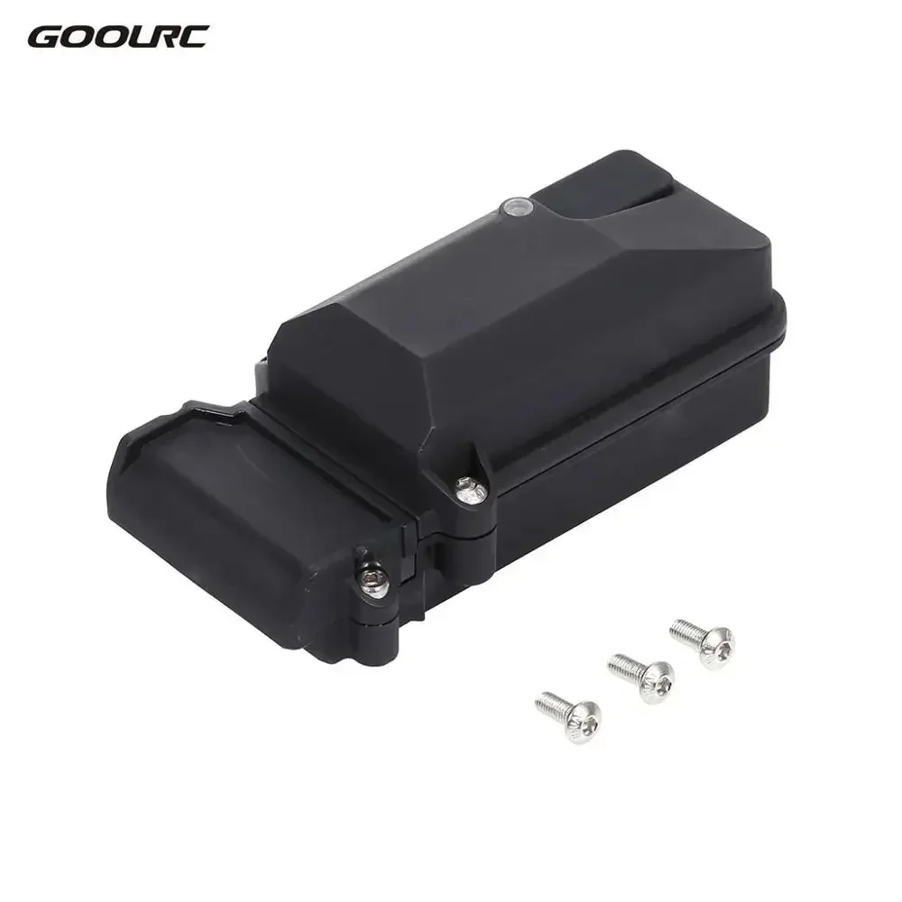 1PCS Plastic Waterproof RC Car Radio Device Receiver Box 85*40*28mm for 1/10 Axial SCX10 90046 D90 TRX-4 RC Crawler Car