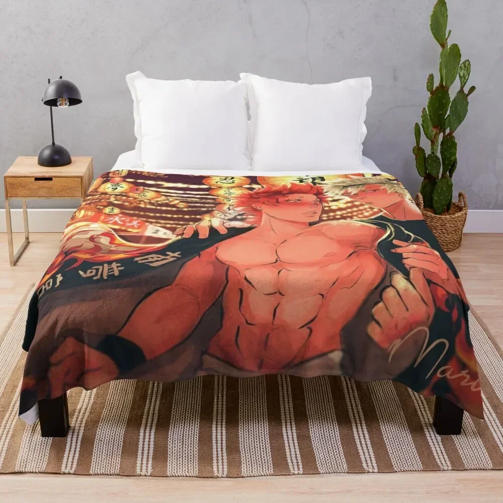 summer festival - Kiribaku Throw Blanket christmas gifts Softest Loose Blankets