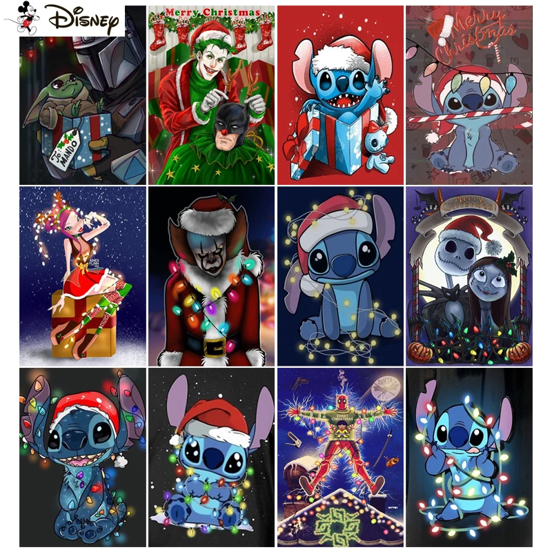 

Алмазная живопись Disney «мультяшный интерзвездир малыш», полное квадратное/Круглое украшение для стен, инкрустированная смолой, вышивка ручной работы, вышивка крестиком