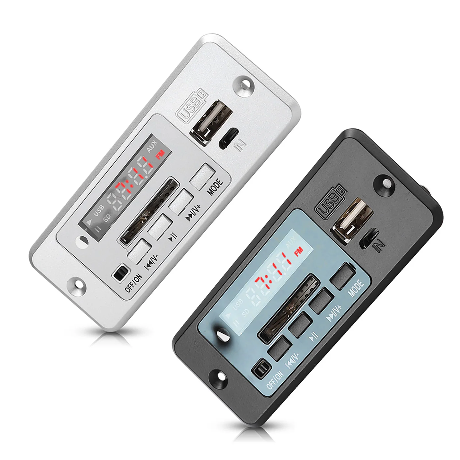 Moduł dekodera audio MP3 5V USB Radio FM Płytka dekodująca MP3 Odtwarzacz muzyczny z wzmacniaczem mocy do elektroniki DIY Audio domowe samochodowe