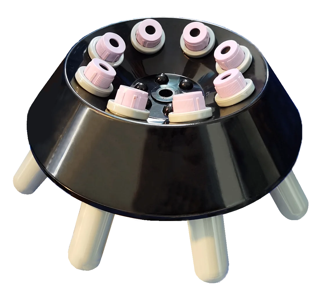 小型2-4B低速実験用遠心分離機、8×15ml固定角ローター付き、最大速度4000rpm、低価格