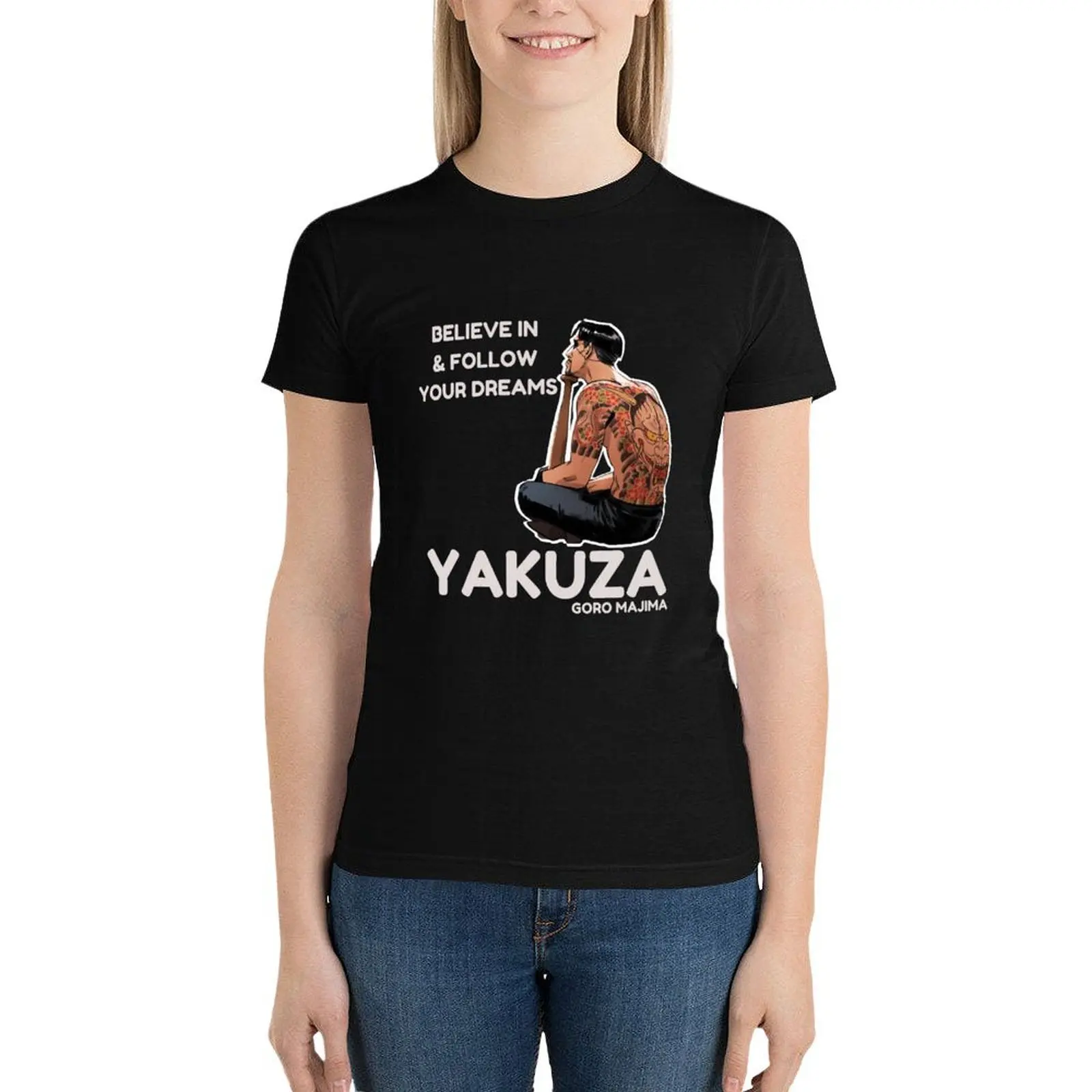 Majima Goro T-Shirt tops Female clothing tshirts for Women