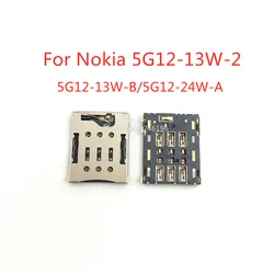 2-10pcs Sim Card Reader Tray Slot For Nokia 5G12-13W-2 5G12-13W-B 5G12-24W-A Sony C5 Repair Parts