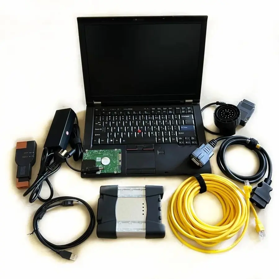 For BMW ICOM NEXT A+B+C New Generation A2 Diagnostic Programmer Tool Laptop T420 i5 CPU 8G WIN-10 System 1TB HDD Ready to Work