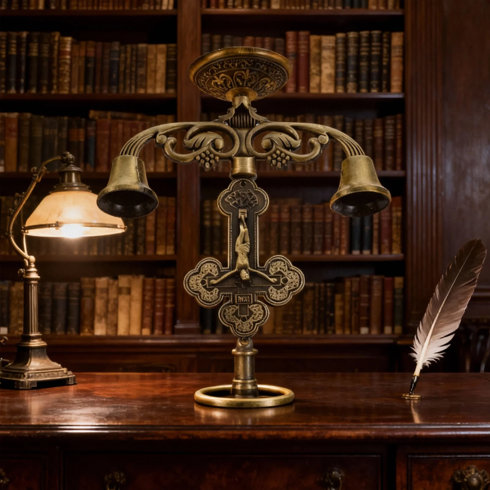 

Metal Craft Stand Holy -holder for Dining Room Decor Alloy Party Ornament with Vintage Design Religious Gift Idea