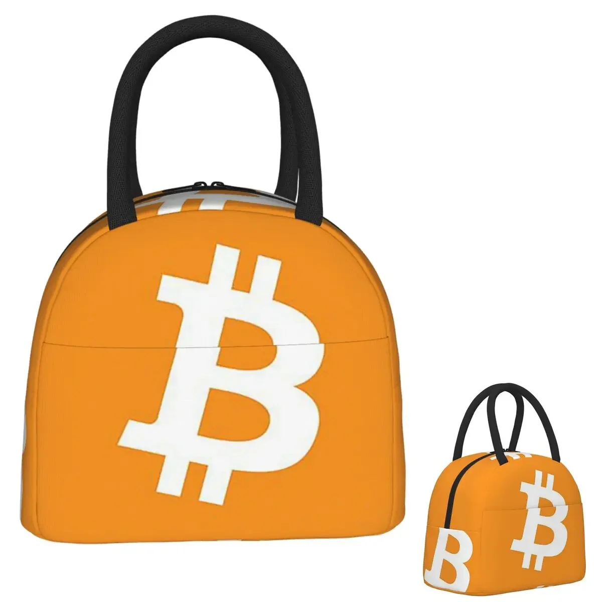 Bitcoin CPU Miner BTC Blockchain Cryptocurrency Insulated Lunch Bag for Women Kids Portable Food Boxes Thermal Lunch Box Tote