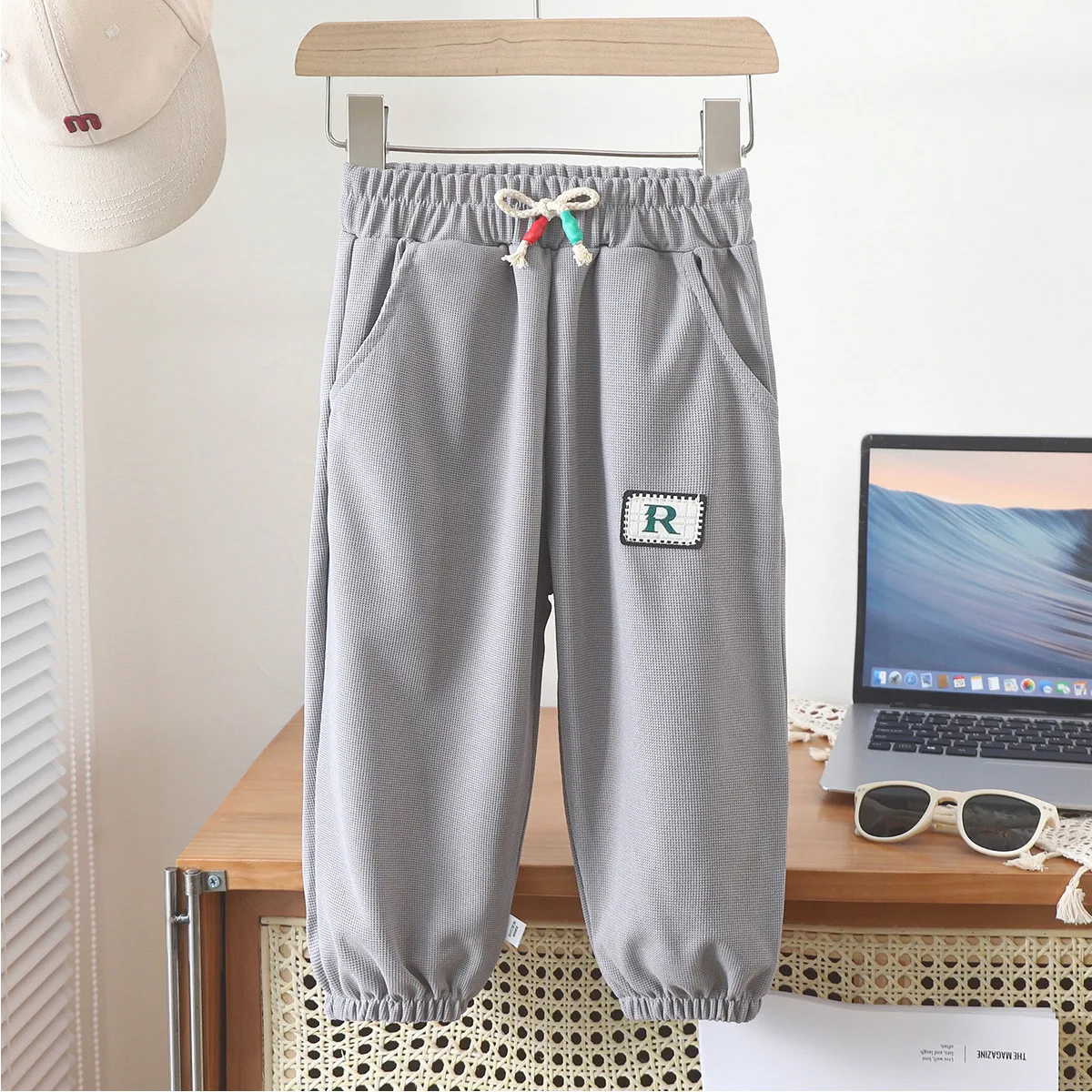 2-12Years Children's Pants Autumn New Korean Loose Fit for Boys and Girls Solid Color Casual Sports Pant Baby Kids Jogger pants